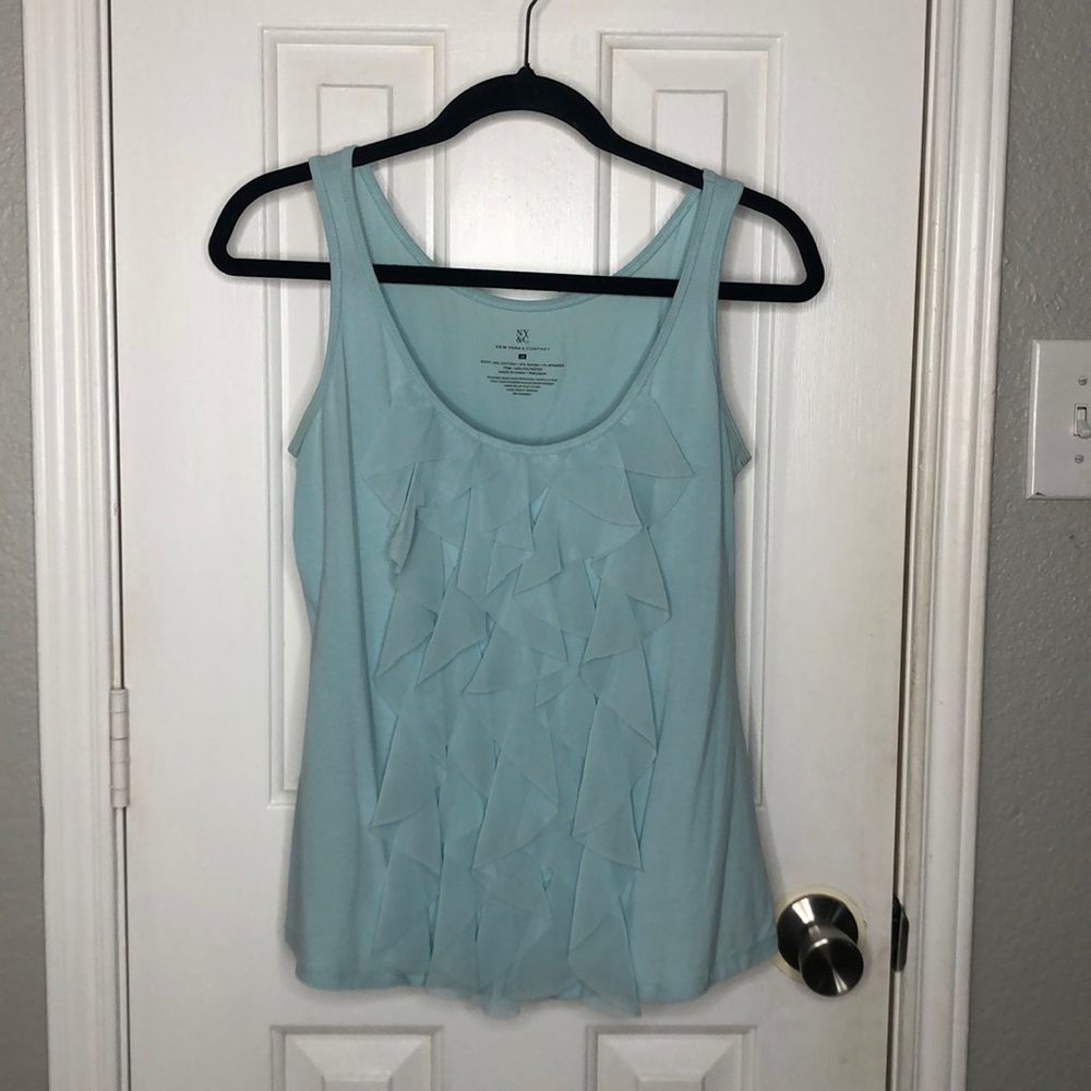 Blue tank top